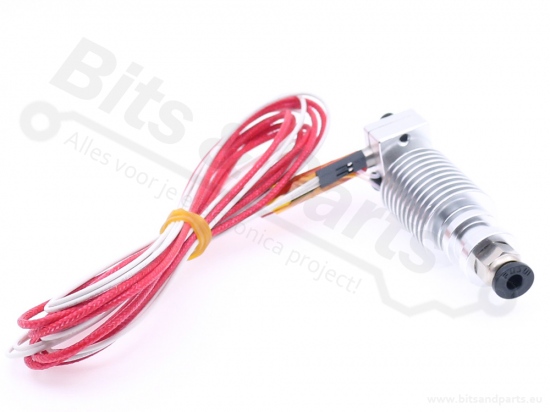 Hotend E3D V6 J-head remote/bowden aluminium 1,75mm/0,4mm 12V/40W